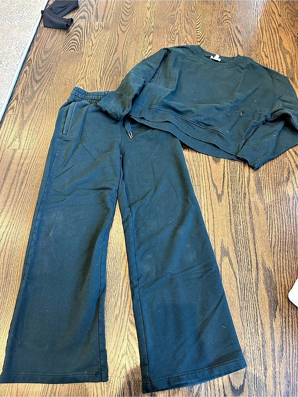 FLX Matching Jogger Set tealish green Size Medium